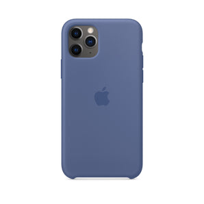 iPhone 11 Pro Silicone Case - Linen Blue