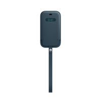 iPhone 12 mini Leather Sleeve with MagSafe - Baltic Blue