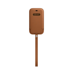 iPhone 12 mini Leather Sleeve with MagSafe - Saddle Brown