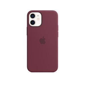 iPhone 12 mini Silicone Case -  Plum