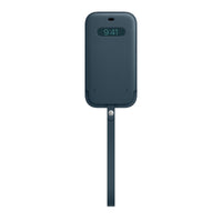 iPhone 12 Pro Max Leather Sleeve with MagSafe - Baltic Blue
