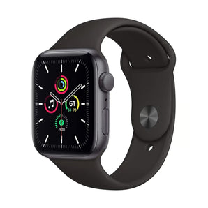 Refurbished Apple Watch SE (2020) - 44mm Space Gray Aluminium Case with Black Sport Band