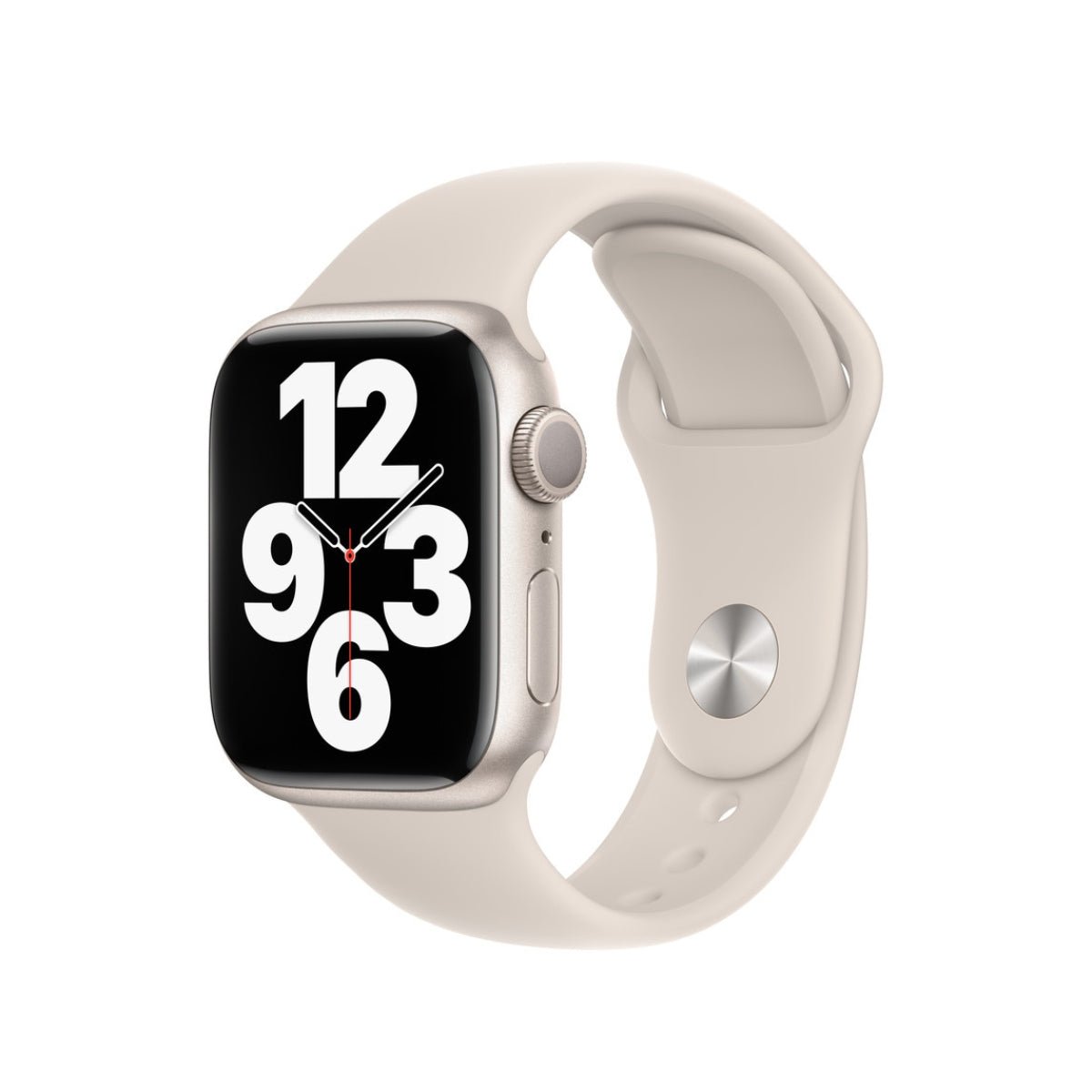Refurbished Watch Series 7 45mm Starlight Aluminium Case Sport Band