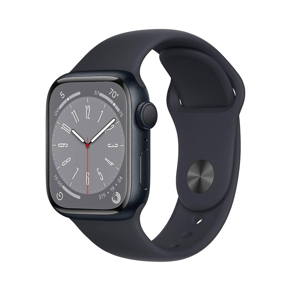 Refurbished Watch Series 8 45mm Midnight Aluminium Case Sport Band