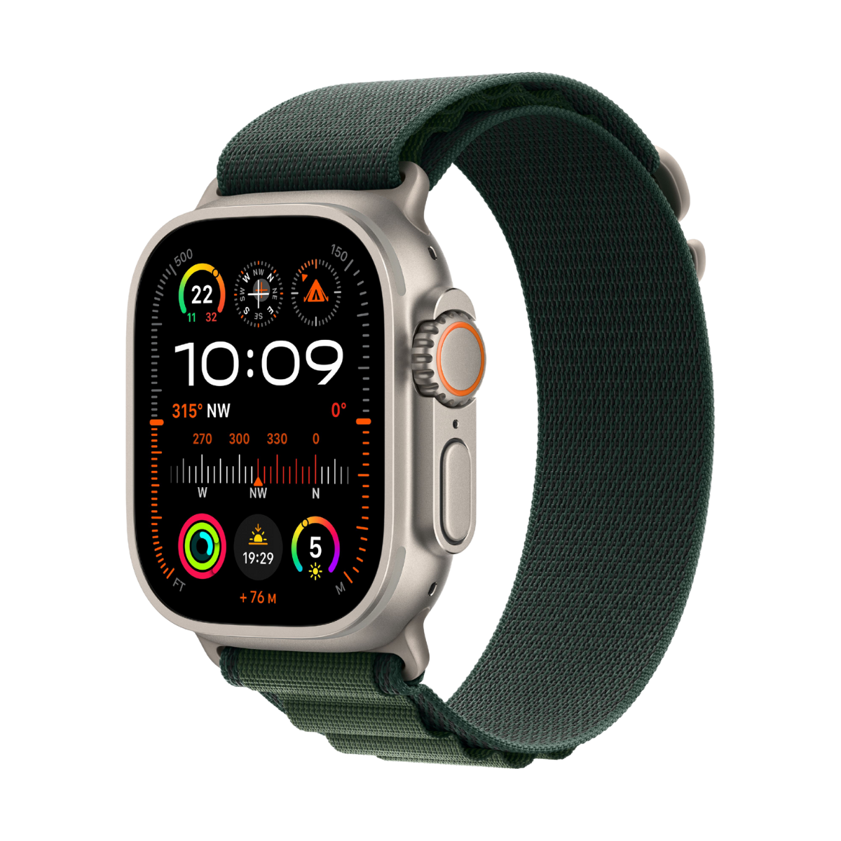 Refurbished Watch Ultra 2 49mm Natural Titanium Case Alpine Loop Band